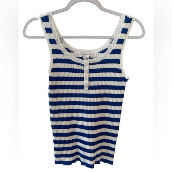 Liz Claiborne Womens Scoop
Neck Sleeveless Striped
Pullover Sweater size medium - Picture 5 of 6